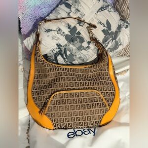 Fendi Tan and Gold Women's Bag